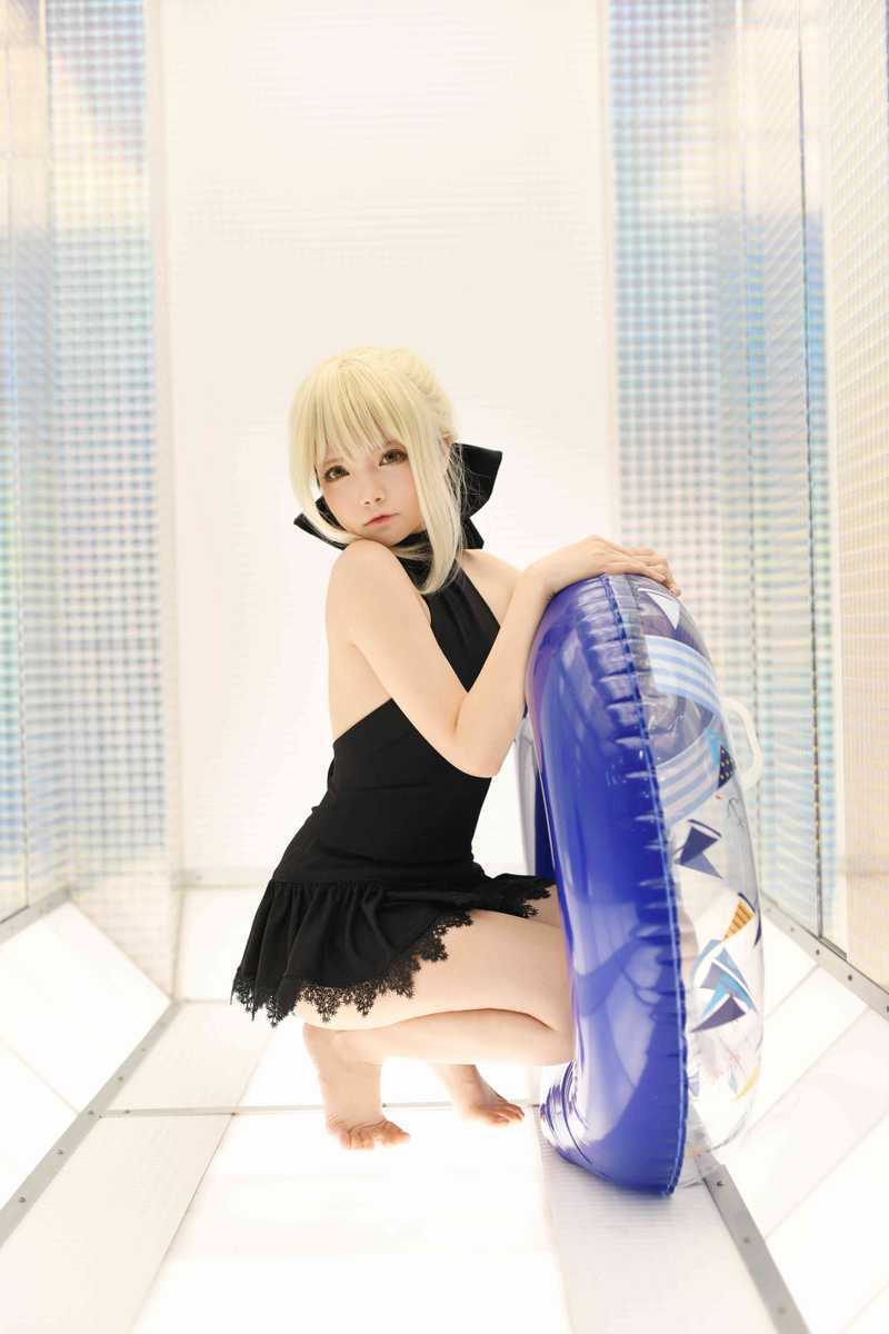 Miu只 – NO.06 Saber Alter Swimsuit [38P93MB]-死宅屋